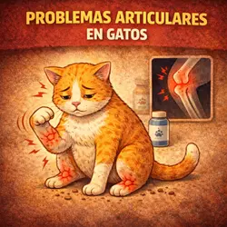 Gatos con problemas articulares